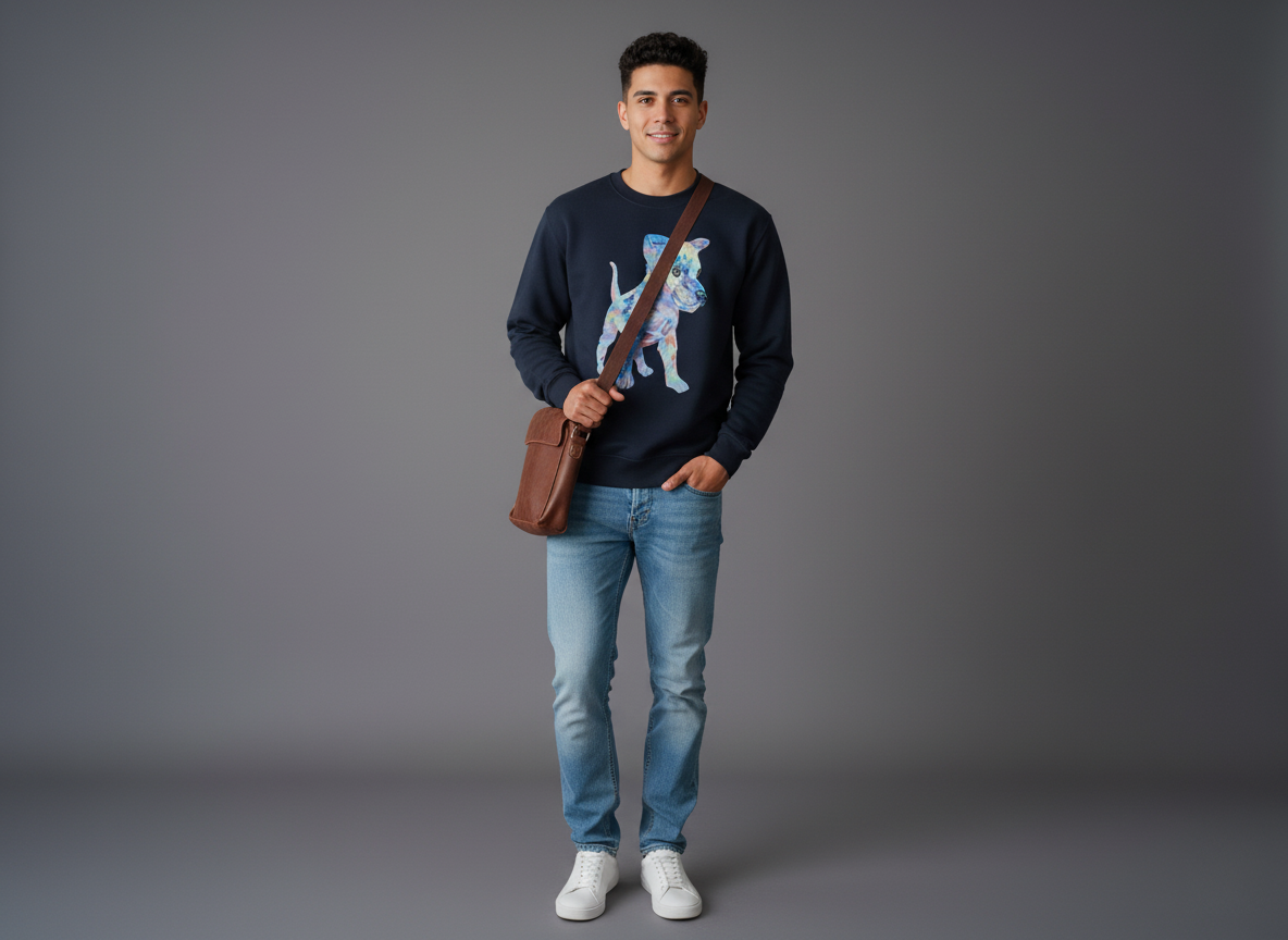 Justice x Pickle 迷彩Pickle長袖大學T