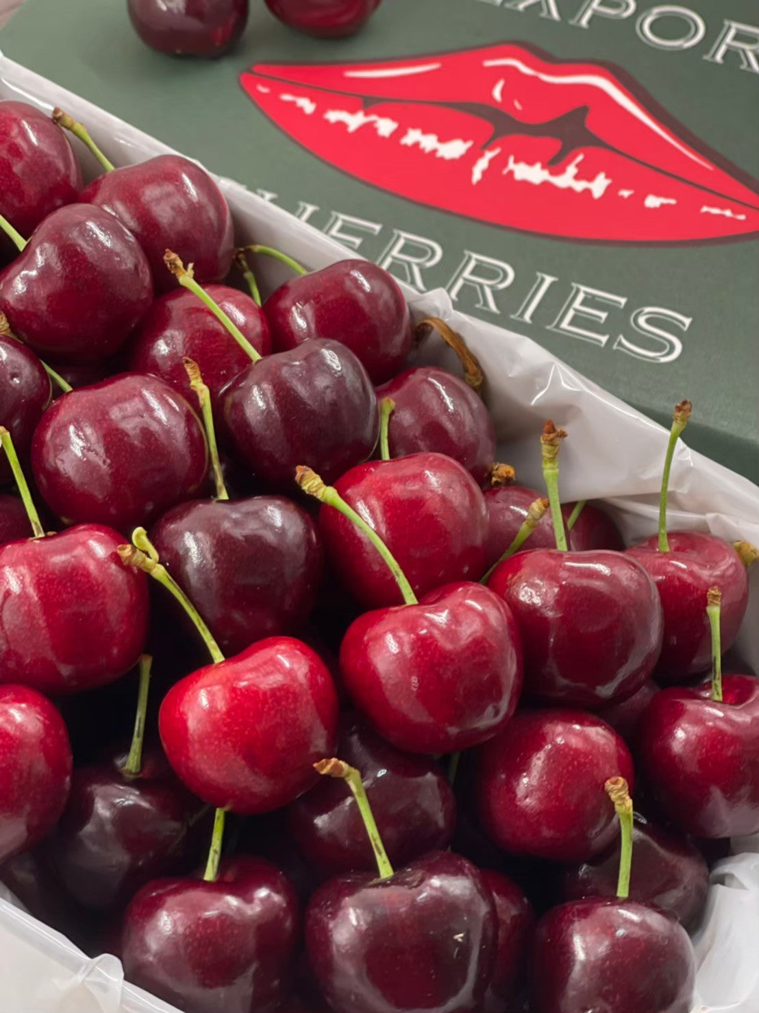 政經嚴選!空運紐西蘭大嘴巴櫻桃!28mm2KG原裝禮盒!(附贈不織布提袋)