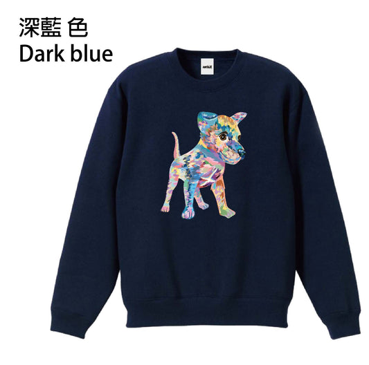 (Pre-order dark blue casual shirt) JUSTICE X PICKLE long-sleeved cotton sports casual shirt University T is expected to ship in early November